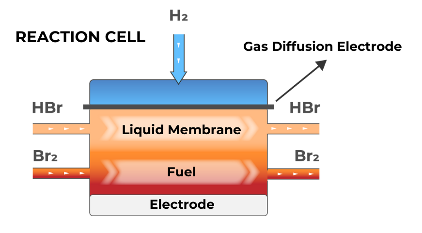 Diagram of reaction cell